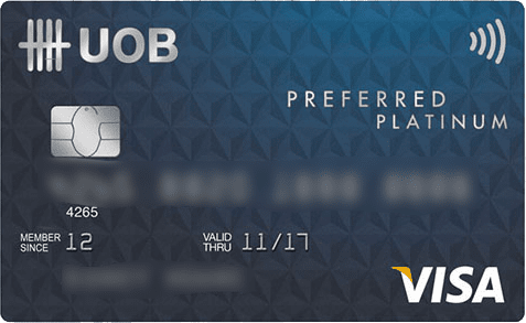 UOB UOB Preferred Visa Card (formerly Preferred Platinum Visa)